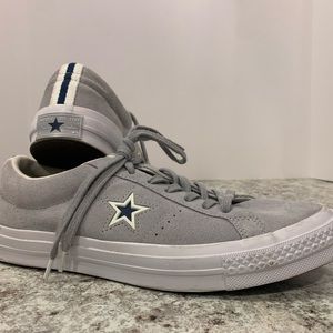 Converse One Star OX Wolf Grey/white/Navy  159733C Unisex W-10/M-8